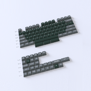 Sikakeyb 61 64 68 84 phím 60% 75% 80% tùy chỉnh OEM nhựa PBT đôi bắn trắng màu xanh lá cây màu xám dễ thương Bàn Phím Cơ khí keycap - Product Image 4