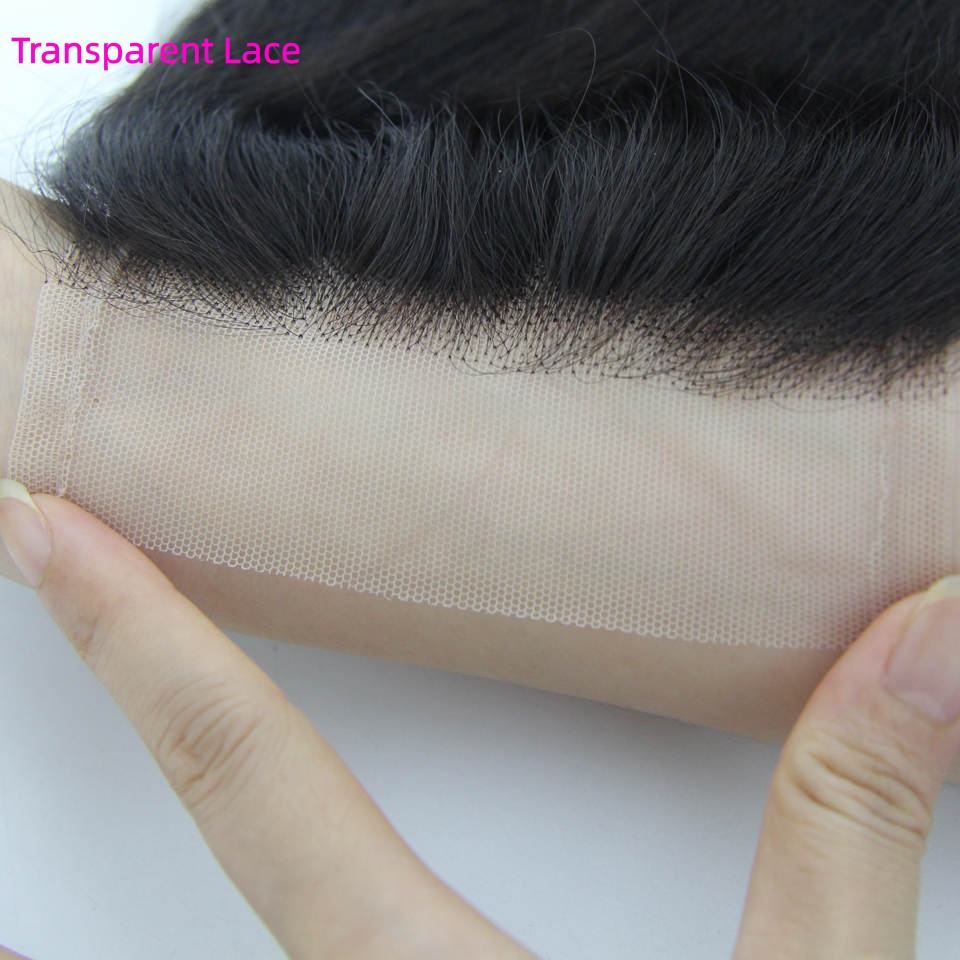 Frontale en dentelle transparente