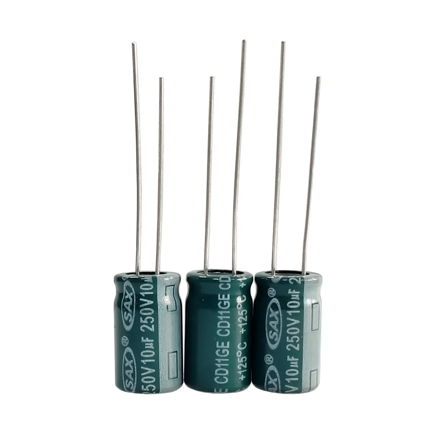 SAX GE 10uf 250V capacitor electrolytic max well super capacitors bank