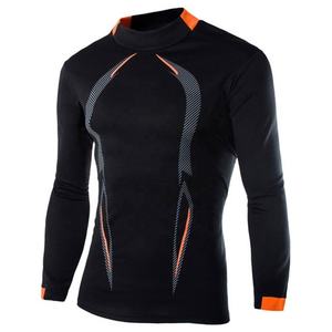 T-shirt de compression à manches longues pour homme 2026 – Couche de base en Spandex/Polyester, protection UV et respirant pour la course et l'entraînement en salle de sport - Product Image 6