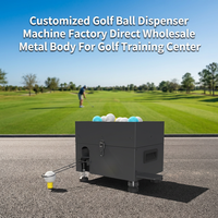 Distributeur automatique de balles de golf, simulateur portable pour une utilisation familiale en extérieur, acier galvanisé, matériau sûr, marque JEX, noir, 5 kg