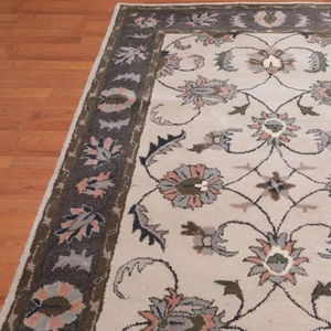 Alfombra de lana con mechones a mano, diseño de flores rojas y verdes, tamaño personalizable para adolescentes, sala de estar, oración, Picnic, modelo de pasillo Rectangular - Product Image 1