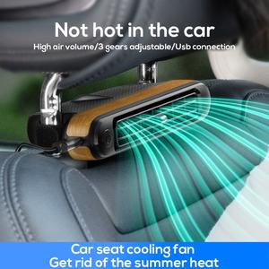 พัดลมระบายอากาศในรถยนต์ Pluska รุ่น CF04 ปรับความเร็วได้สามระดับ สำหรับรถบรรทุก รถบ้าน รถ SUV - Product Image 2