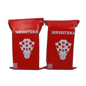 Bolsa de Correo de Polietileno 100% Compostable Resistente a Desgarros LDPE/HDPE con Logotipo Impreso, Pegamento Fuerte, Bolsa de Envío Roja para Ropa y Zapatos - Product Image 1