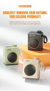 ลำโพงพกพา 5.0 พร้อมไฟ RGB LED ช่องเสียบ USB TF AUX เสียงเบสหนักแน่น-เครื่องเล่นเพลงอัจฉริยะสำหรับใช้งานกลางแจ้ง กันน้ำระดับ IPX0 แบตเตอรี่ใช้งานได้ 15-20 ชั่วโมง - Product Image 6