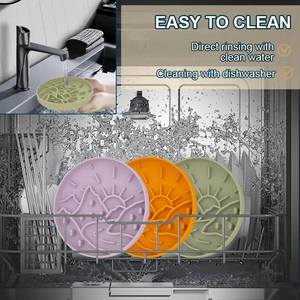 Tappetino da viaggio in Silicone per cani alla moda per cani con funzione Anti-soffocamento Anti-soffocamento per animali domestici - Product Image 6