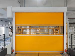 현대 디자인 산업 PVC 고속 롤러 셔터 문 빠른 창고 인테리어 마감 표면 - Product Image 3