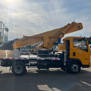 Howo แพลตฟอร์มการทำงานทางอากาศติดตั้งบนยานพาหนะ37ม. พร้อมแพลตฟอร์มยกบูมด้วยกล้องโทรทรรศน์ - Product Image 3