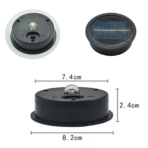Lanterna Solare <span class=keywords><strong>da</strong></span> <span class=keywords><strong>Giardino</strong></span> Impermeabile per Esterni, 8 Lumen, Luce Bianca Calda, LED, Pannello Solare, IP65, Batteria, Piccola Decorazione <span class=keywords><strong>da</strong></span> <span class=keywords><strong>Giardino</strong></span>, Ricambio Superiore, Luce Fai-<span class=keywords><strong>da</strong></span>-te - Product Image 4