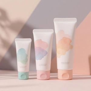 Custom OEM&ODM Manufacturer Price Empty <b>Tube</b> Skin Care Lotion Orange <b>Plastic</b> <b>Tube</b> with Screw Cap for Cosmetic Packaging - Product Image 1