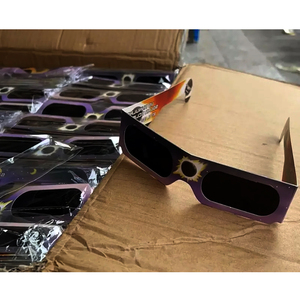 Gafas de <span class=keywords><strong>eclipse</strong></span> solar de papel certificadas CE ISO de uso seguro para niños y adultos para ver el <span class=keywords><strong>eclipse</strong></span> solar - Product Image 6