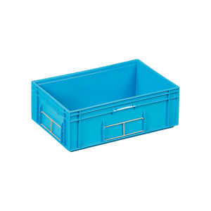KN 6422 Industrial Solid <b>Box</b> Recyclable Euronorm Container Plastic Storage <b>Crate</b> - Product Image 2
