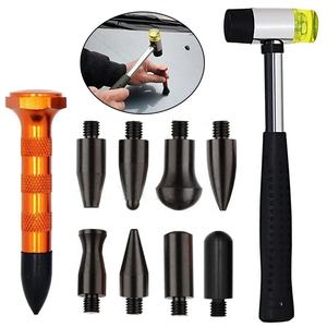 Outils PDR Kit de réparation de bosses sans peinture <span class=keywords><strong>Auto</strong></span> Body Dent Hail Car Dent Dings Tabs Down Tap Repair Puller 8 Hammer Slide Heads Rem - Product Image 1