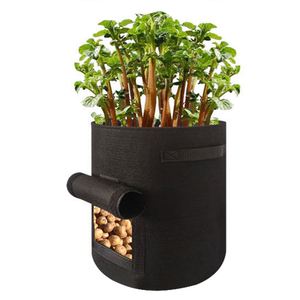 Bolsa de Cultivo de Fieltro No Tejido para Patatas con Ventana, de Todos los Tamaños: 1 / 2 / 3 / 5 / 10 / 20 / 30 / 40 / 50 / 100 / 200 / 300 Galones - Product Image 1