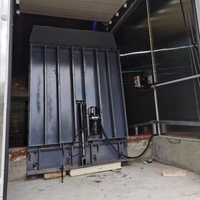 Niveleur de quai vertical hydraulique personnalisable 6-8T pour entrepôt logistique, rampe de quai industrielle mobile, niveleur de quai de chargement