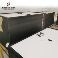 Risen Solar 450W demi-cellule mono panneaux solaires PV Double verre silicium monocristallin HJT N-Type palette PERC demi-coupe technologie