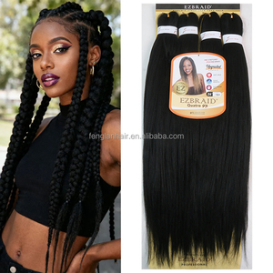 Vente en gros de cheveux ultra tressés pré-étirés de qualité supérieure 4X pour femmes noires |   Tresses de style <span class=keywords><strong>Expression</strong></span> 100% authentiques - Product Image 6