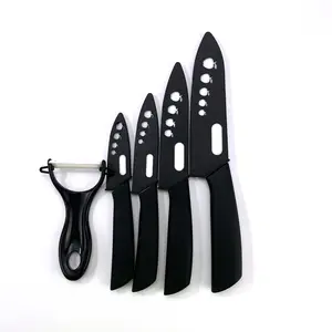 CRK060 beyaz kenar seramik bıçak seti 5 parça ev çok fonksiyonlu bıçak seti