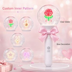 Barra Luminosa LED Intermitente de Plástico Acrílico para Navidad, Estilo ROMANCE, Impresión Digital, Logotipo Personalizado, Forma Portátil para Fiestas - Product Image 3