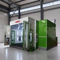 Vente directe usine : Cabines de peinture automobiles diesel Elite 43 kW 80 ° Cabine de peinture automobile haute performance C Baking Paint Booth