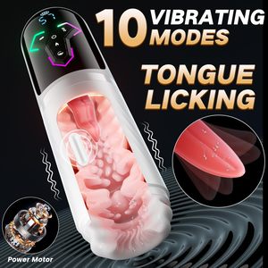Masturbatore Maschile con Controllo APP, Giocattolo Sessuale per Adulti, Vagina Artificiale Riscaldante, Pompa per Pene con Funzione di Suzione e Spinta Automatica, Macchina del Sesso per Uomini - Product Image 4