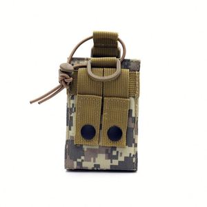 ซองใส่เครื่องส่งรับวิทยุแบบยุทธวิธี Molle กระเป๋าเก็บอินเตอร์โฟน กระเป๋าใส่เครื่องส่งรับวิทยุสำหรับใช้งานกลางแจ้ง ทนทาน ปรับได้ ทำจากไนลอน - Product Image 4