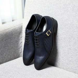 Chaussures habillées Oxford de luxe pour hommes en cuir véritable italien haut de gamme, imperméables, respirantes et légères, idéales pour le bureau - Product Image 2