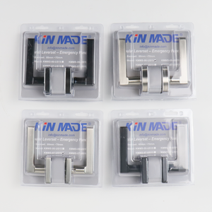 Ba thanh thông qua cửa xử lý đòn bẩy với hiện đại hiện đại mỏng thiết kế vuông cho nhà phòng ngủ hoặc phòng tắm hình ống lockset - Product Image 4