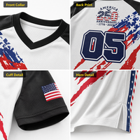 Conjuntos de Uniformes de Fútbol para el 250 Aniversario, Camiseta con Logotipo Personalizado, Pantalones Cortos de Secado Rápido, Ropa Deportiva Sublimada para Entrenamiento de Club