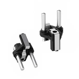 Enchufe Europeo Francés/Alemán de 4.8MM 10/16A, Enchufe Eléctrico de Cobre con 3 Tomas de Corriente Alterna, Adaptador Estándar Europeo de Cobre Sólido/Hueco - Product Image 1