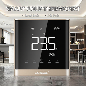 <span class=keywords><strong>Thermostat</strong></span> <span class=keywords><strong>connecté</strong></span> WiFi pour usage domestique commercial Système de chauffage CVC moderne intelligent Contrôle précis de la température Hôtels LCD - Product Image 3