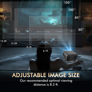 Tripsky Máy Chiếu Di Động 4K Android Thông Minh Bluetooth 5G Wi-Fi 1 + 8G Full HD LCD LED Ngoài Trời Rạp Hát Tại Nhà Máy Chiếu - Product Image 6