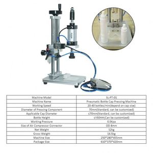 Machine de scellage de bouteilles électrique à grande vitesse pour les industries agroalimentaires, capsuleuse semi-automatique en plastique pour usage industriel - Product Image 2