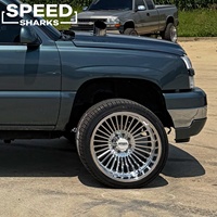 Jantes en aluminium forgé à profil profond polies 20x14 22x14 26x14 8x170 8x180 8x6.5 8x165.1 pour Ford F250 F350 et Dodge Ram 3500