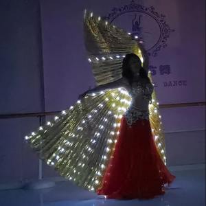 Escenario Fiesta de danza del vientre Espectáculo Capa Exótica Noticias Festival Ángel Led Isis Wings para adultos - Product Image 5