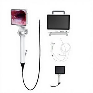 पोर्टेबल एंडोस्कोपिओ ऑपरेटिंग लार्ynगोस्कोप मानव या पशु पशु बिल्ली कुत्ते के लिए लचीला एंडोस्कोप - Product Image 1