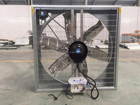 Ventilateur de pulvérisation pour élevage avicole CE ISO, ventilateur suspendu en PRV pour étable à vaches, ventilation et climatisation pour ferme laitière