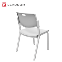 LEADCOM L-E01 Ensemble de bureau et chaise d'étudiant collaboratif mobile, table et chaise ergonomiques pour l'école avec porte-livres en métal pour la salle de classe