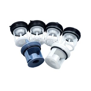Bomba de drenaje de tambor eléctrico Manual al por mayor, tapa de filtro de tapón de plástico, piezas de tapón de agua de 120V/220V para aparatos de lavandería - Product Image 5