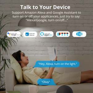 Module de <span class=keywords><strong>relais</strong></span> <span class=keywords><strong>Wifi</strong></span> intelligent 1 canal, interrupteur pour moteur et éclairage, télé<span class=keywords><strong>commande</strong></span> sans fil via l'application Ewelink, compatible Alexa, récepteur avec minuterie, max 10A - Product Image 3