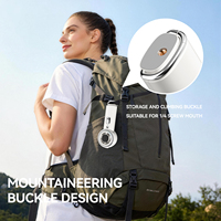 Nouveau Ventilateur Portable à Brumisation 2026 avec Lumière LED pour Camping et Randonnée en Extérieur, Ventilateur Personnel à Pulvérisation d'Eau, Logo et Couleur Personnalisables