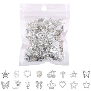 48 Piezas de Adornos de Uñas de Aleación Rosa, Mezcla de Corazones, Lazos, <span class=keywords><strong>Mariposas</strong></span>, <span class=keywords><strong>Flores</strong></span> <span class=keywords><strong>y</strong></span> Cristales, Decoraciones de Uñas 3D, Gemas de Uñas <span class=keywords><strong>con</strong></span> Pedrería, <span class=keywords><strong>Manicura</strong></span> DIY - Product Image 6