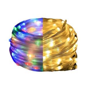 Guirlande lumineuse LED étanche IP68 en fil de cuivre 100m pour intérieur/extérieur, basse tension, avec télécommande, pour sapin de Noël - Product Image 2