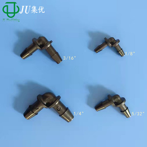 Conector en Forma de L de 90 Grados de Nylon PP de la Colección JU para Manguera de Goma de Uso Industrial - Product Image 4