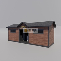 Mxq Maison conteneur modulaire préfabriquée triangulaire facile à installer, bureau mobile à vendre