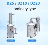 Distillateur d'eau électrique en acier inoxydable de laboratoire 5L pour fabricants