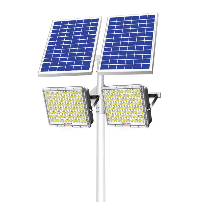 Un panneau solaire, une lumière
