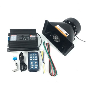 200W Feuerwehrsirene mit Hochtöner Drahtloses PA-Lautsprechersystem Ferngesteuerter Autoalarm für Nachrüstung/Upgrade - Product Image 1