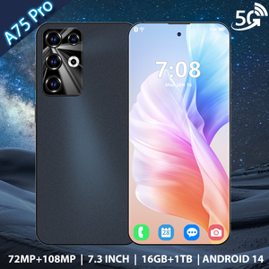 Toàn cầu A75 chuyên nghiệp điện thoại thông minh 16GB + 1TB qualcomm8 Gen 2 <span class=keywords><strong>7</strong></span>.3inch đầy đủ màn hình Nhận dạng khuôn mặt điện thoại di động - Product Image 5