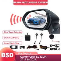 Système de détection d'angle mort et d'assistance au changement de voie (BSD/BSM/BSA) pour Toyota Camry, C-HR, EV, IZOA 2018-2024 – Système intelligent pour voiture